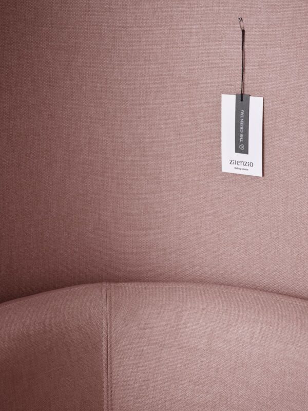 Zilenzio Tune Chair Affect Acoustic Akustiikkanojatuoli vaaleanpunainen kangas